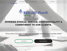 Tablet Screenshot of kingstonswift.com.au